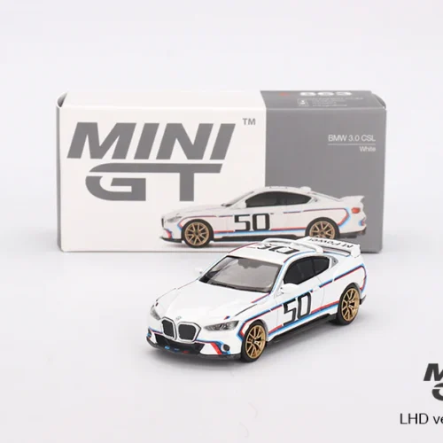 BMW 3.0 CSL – 1/64 – Versione White | Item No. MGT00863 | Mini GT