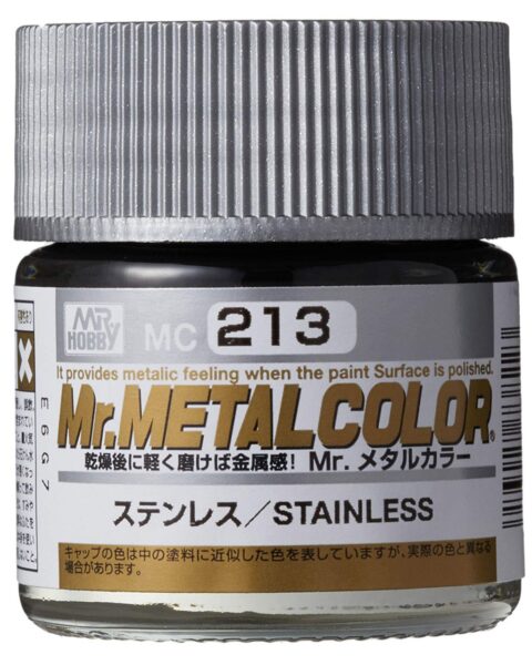 MC213 Gunze STAINLESS metallico 10ml Hobby Color Gunze Sangyo acrilico modellismo