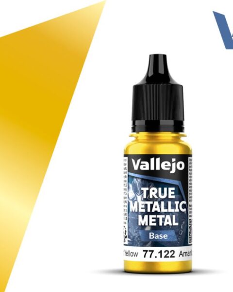 77122 – Radiant Yellow – VALLEJO TRUE METALLIC METAL TMM