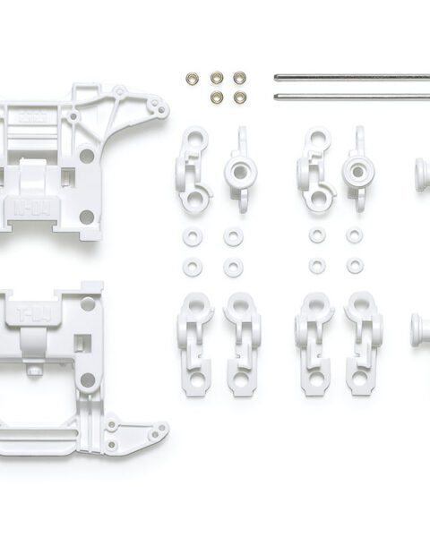 Unità Rinforzate N-04/T-04 Bianche – Tamiya 95695 – Parti di Potenziamento Mini 4WD