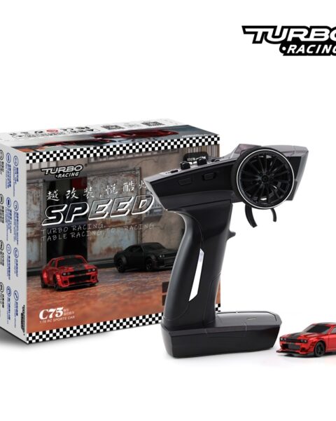 Turbo Racing C75 RC Sports Car RTR (Red) 1:76 KAVAN TB-C75-RD