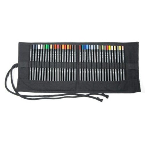 AK Interactive AK10048, Set 37 Matite con Custodia Morbida, Colori per Effetti Realistici