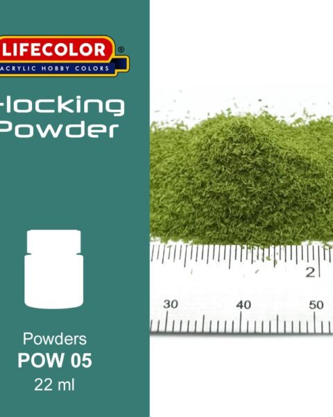 Lifecolor POW05 | Polvere Erbetta Luxuriant Green | Effetti Diorama 22ml