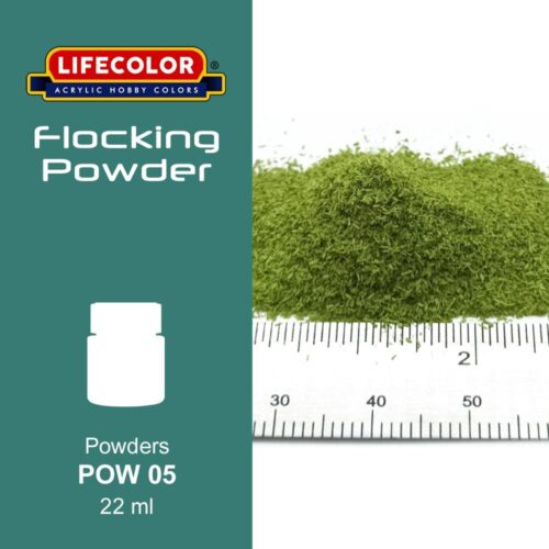 Lifecolor POW05 | Polvere Erbetta Luxuriant Green | Effetti Diorama 22ml