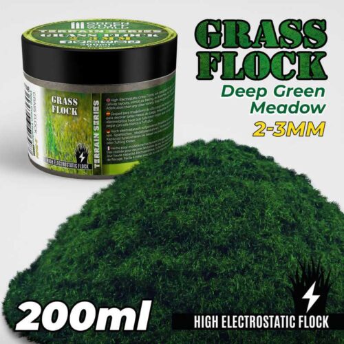 Prato Elettrostatico 2-3mm – DEEP GREEN MEADOW – 200ml GREEN STUFF WORLD 11148