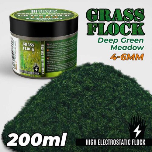 Prato Elettrostatico 4-6mm – DEEP GREEN MEADOW – 200ml GREEN STUFF WORLD 11161