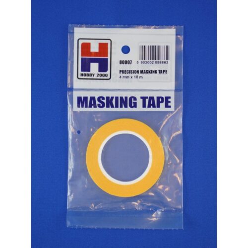 Precision Masking Tape Hobby 2000 80007 – Nastro Ultra Preciso 4mm per Modellismo e Verniciatura