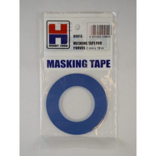 Nastro Curvo Hobby 2000 80013 – 2mm x 18m – Masking Flessibile per Modellismo di Precisione