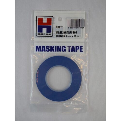Nastro Curvo Hobby 2000 80017 – 4mm x 18m – Masking Flessibile per Modellismo