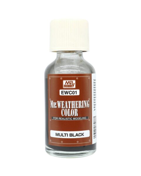 Mr. Weathering Color Multi Black (50 ml) Gunze EWC01