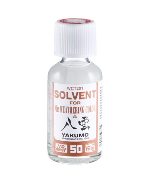 Solvente per colori Mr. Weathering Color (50 ml) Gunze WCT201