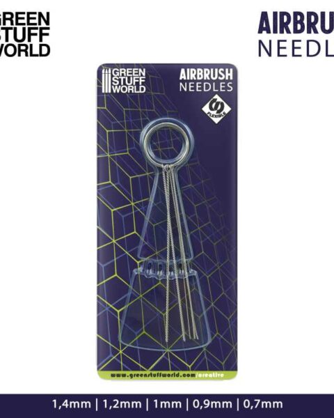 Fili in metallo per pulizia aerografo GREEN STUFF WORLD - GSW1410