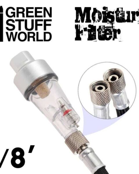 GSW 1491 – Separatore d'Umidità Airbrush | Prevenzione Macchie e Irregolarità | Attacco 1/8" Universale
