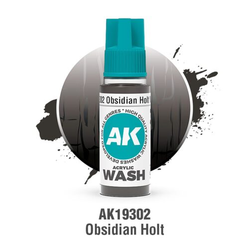 OBSIDIAN HOLT – ACRYLIC WASH AK INTERACTIVE AK19302