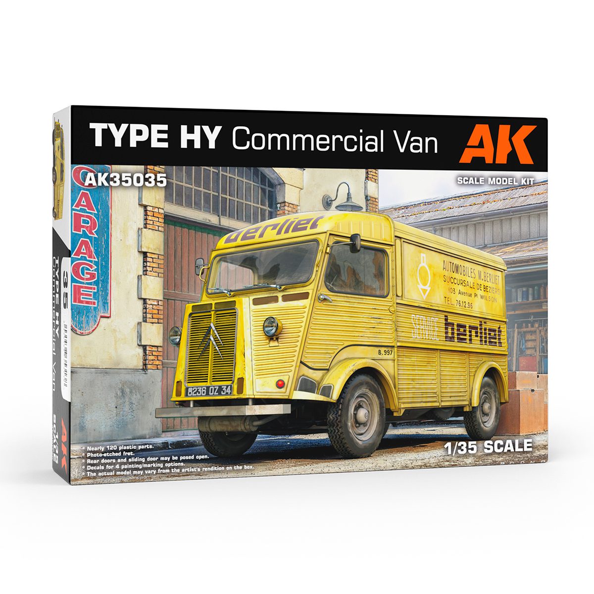 AK35035 – TYPE HY COMMERCIAL VAN Scala 1:35 AK INTERACTIVE