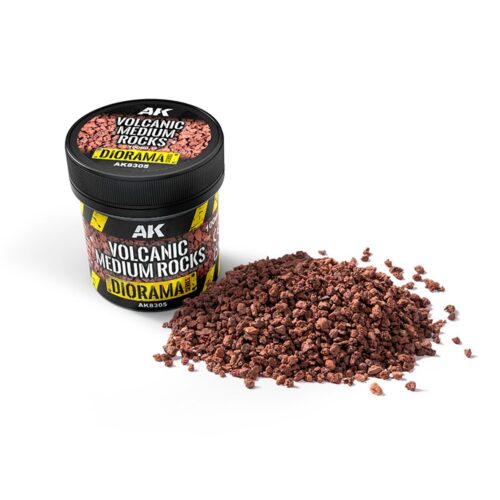 ROCCE VULCANICHE DI MEDIE DIMENSIONI 100ML AK INTERACTIVE AK8305