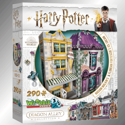 Wrebbit 3D W3D-0510 – Madam Malkin’s & Florean Fortescue’s Ice Cream 3D Puzzle – Harry Potter 290 pz