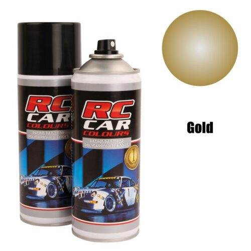 Spray  Colours Gold Metalic – Lexan paint 150ml RC Car – RCC910