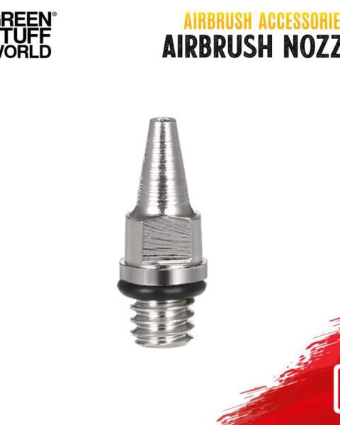 GSW 1529 – Ugello Tecnico 0.2mm per Aerografo GSW | Ottimizzato per Velature (Glazing) e Linee Sottili | Ricambio Necessario