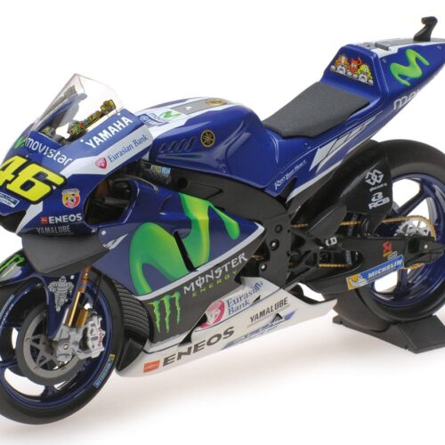 Minichamps 122163046 scala 1/12 Yamaha YZR-M1 Movistar – Valentino Rossi MotoGP 2016 Model