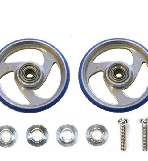 Tamiya 15251 Mini 4WD – Roller 19mm Alluminio e Viola – Grade-Up Parts