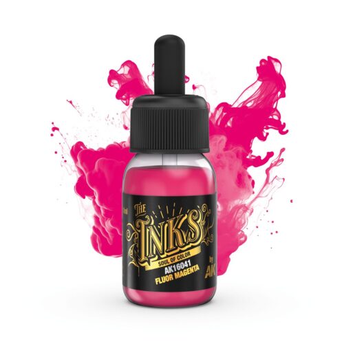AK16041 Fluor Magenta “The Inks” – Inchiostro Acrilico Fluorescente AK Interactive