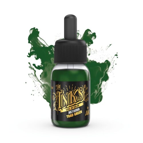 AK16050 TOAD GREEN “The Inks” – Inchiostro Acrilico Fluorescente AK Interactive