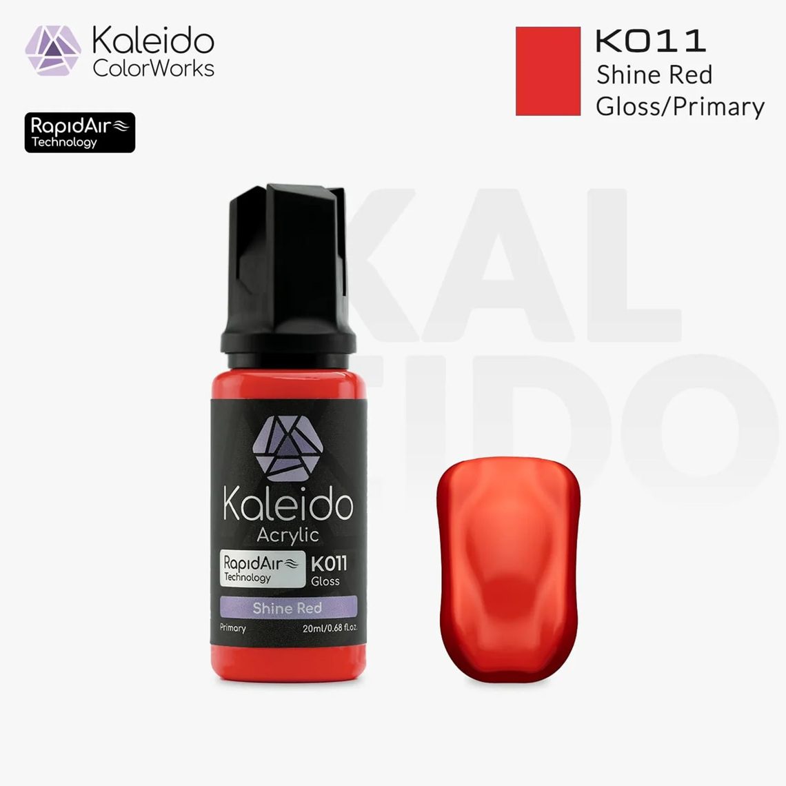 Kaleido Colorworks Primary SHINE RED GLOSS GAAHLERI - K011