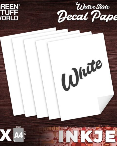 Decals ad acqua - Inkjet Blanco  GREEN STUFF WORLD GSW10067