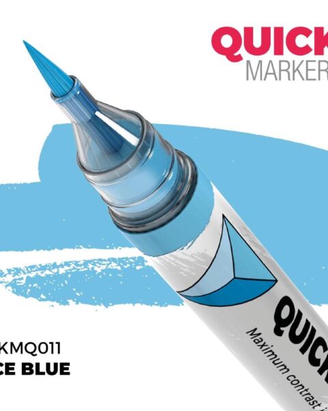AK-MQ011, AK Interactive, Ice Blue, Quick Markers per modellismo, tratto rapido