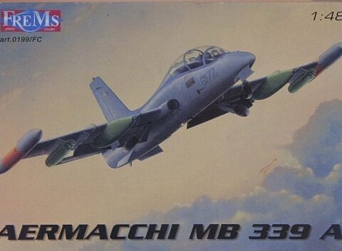 0199/FC, Frems, MB-339 A Aeronautica Militare, modello da montare, categoria aerei, scala 1:48
