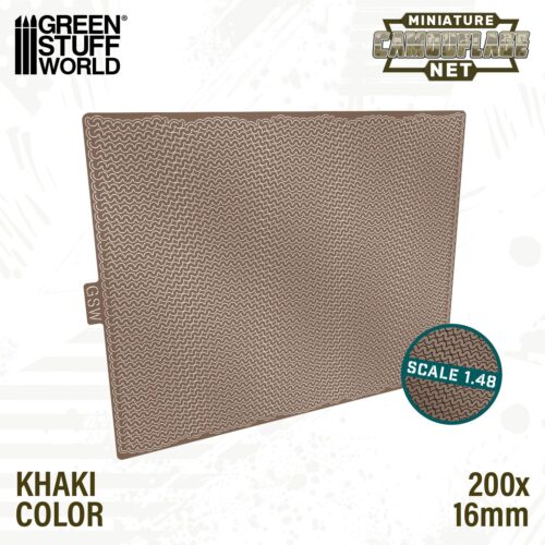 Reti in miniatura Kaki scala 1:35 e 1:48 – Linee GREEN STUFF WORLD GSW13512