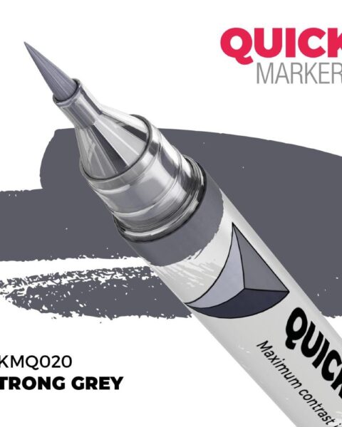 AK-MQ020, AK Interactive, Strong Grey, Quick Markers per modellismo, tratto rapido