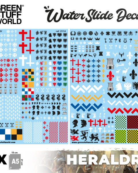 Decals ad acqua - Araldica GREEN STUFF WORLD GSW2114
