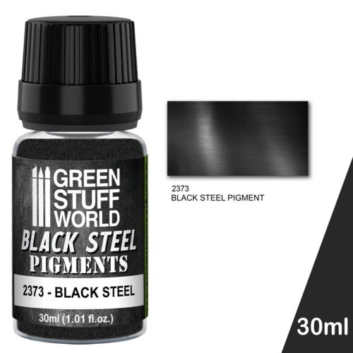 Pigmento BLACK STEEL 30ml – GREEN STUFF WORLD GSW2373