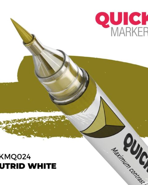 AK-MQ024, AK Interactive, Putrid White, Quick Markers per modellismo, tratto rapido