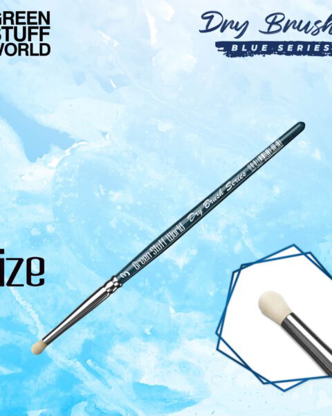 BLUE SERIES Pennello Asciutto - Numero 3 GREEN STUFF WORLD GSW2953