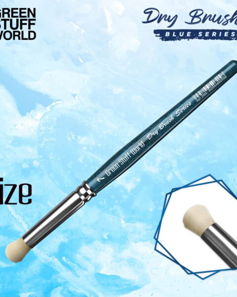 BLUE SERIES Pennello Asciutto - Numero 7 GREEN STUFF WORLD GSW2955