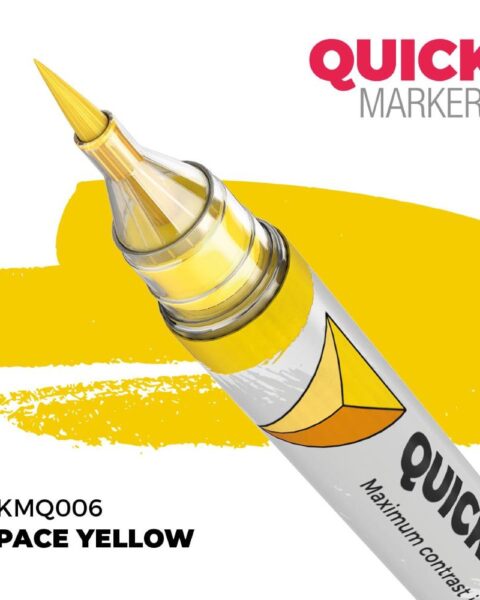 AK-MQ006, AK Interactive, Space Yellow, Quick Markers per modellismo, tratto rapido