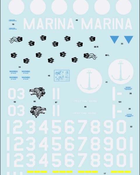 18-501, Tauro Model, Italian Navy AV-8B Harrier II (For HobbyBoss), categoria accessori, scala 1:18