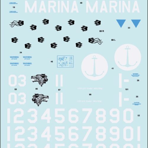 18-501, Tauro Model, Italian Navy AV-8B Harrier II (For HobbyBoss), categoria accessori, scala 1:18