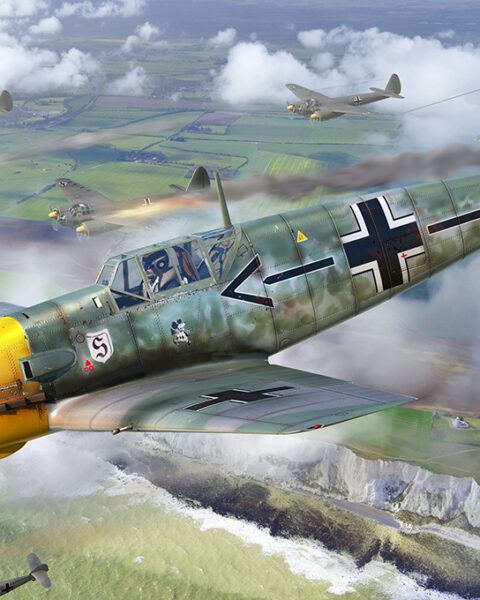 81792, Hobby Boss, Bf109E-4 Messerschmitt, caccia WWII, categoria aviazione, scala 1:48