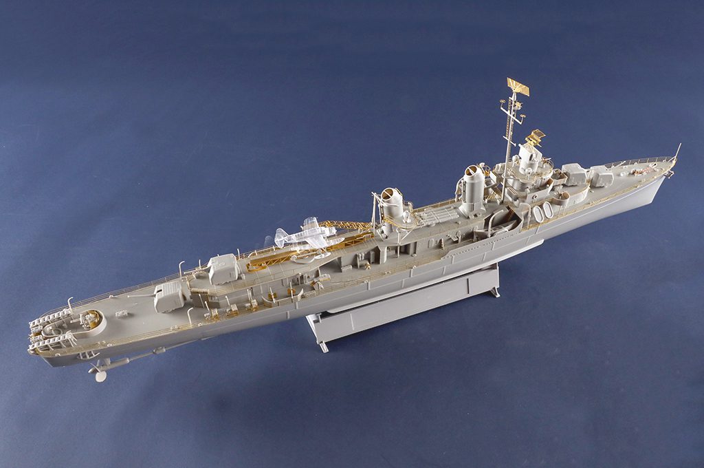 03722 Trumpeter, USS Stevens DD-479, cacciatorpediniere militare WWII, scala 1:200 - immagine 4