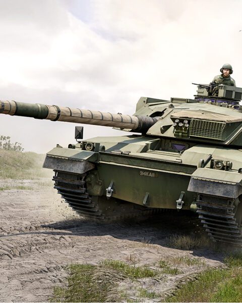 09611, Trumpeter, Challenger-1 mk.3 British Main Battle Tank, veicolo corazzato, scala 1:35