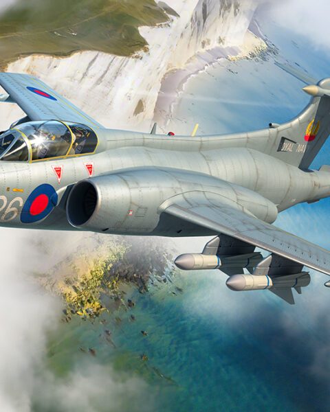 05845, Trumpeter, Buccaneer S.2D Royal Navy, cacciabombardiere, scala 1:48