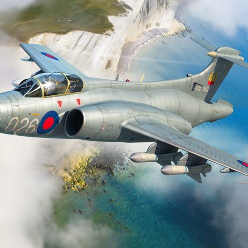 05845, Trumpeter, Buccaneer S.2D Royal Navy, cacciabombardiere, scala 1:48