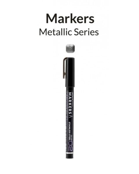 Metallic Markers Stainless Steel 02 GAAHLERI GA45121