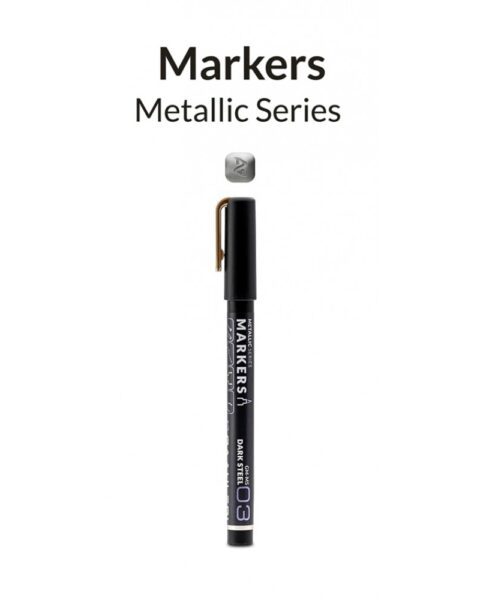 Metallic Markers Dark Steel 03 GAAHLERI GA45138