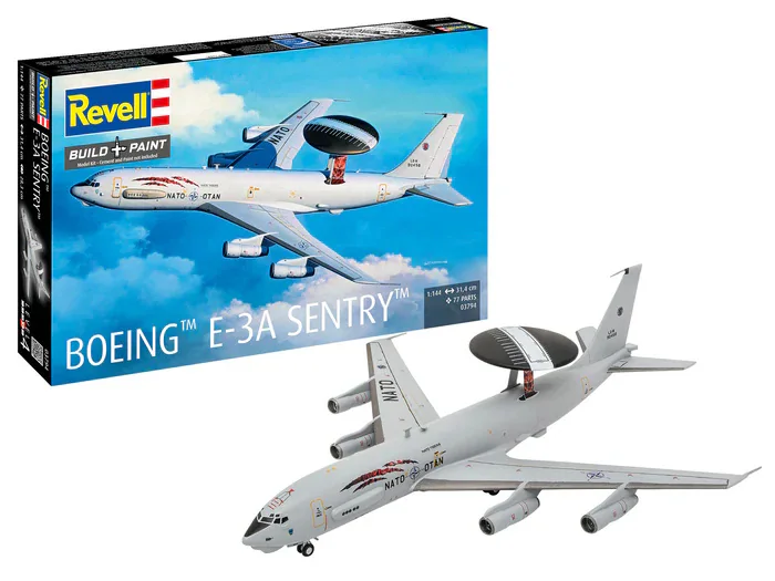Boeing E-3A Sentry AWACS, 03794, scala 1:144, Revell