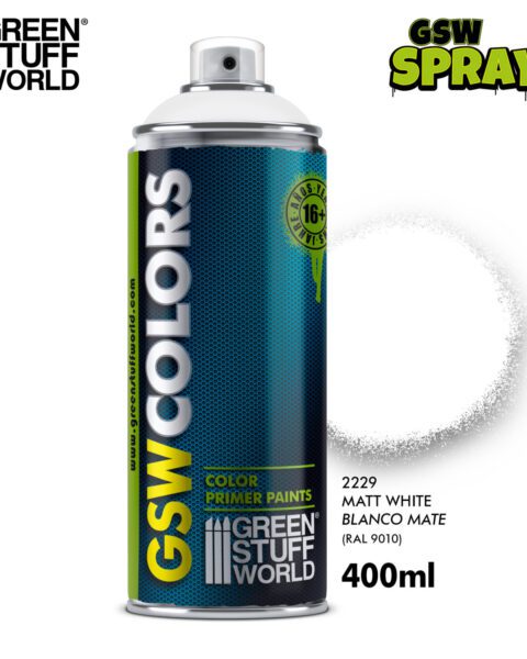 Bomboletta Spray - BIANCO  Opaco GREEN STUFF WORLD GSW2229